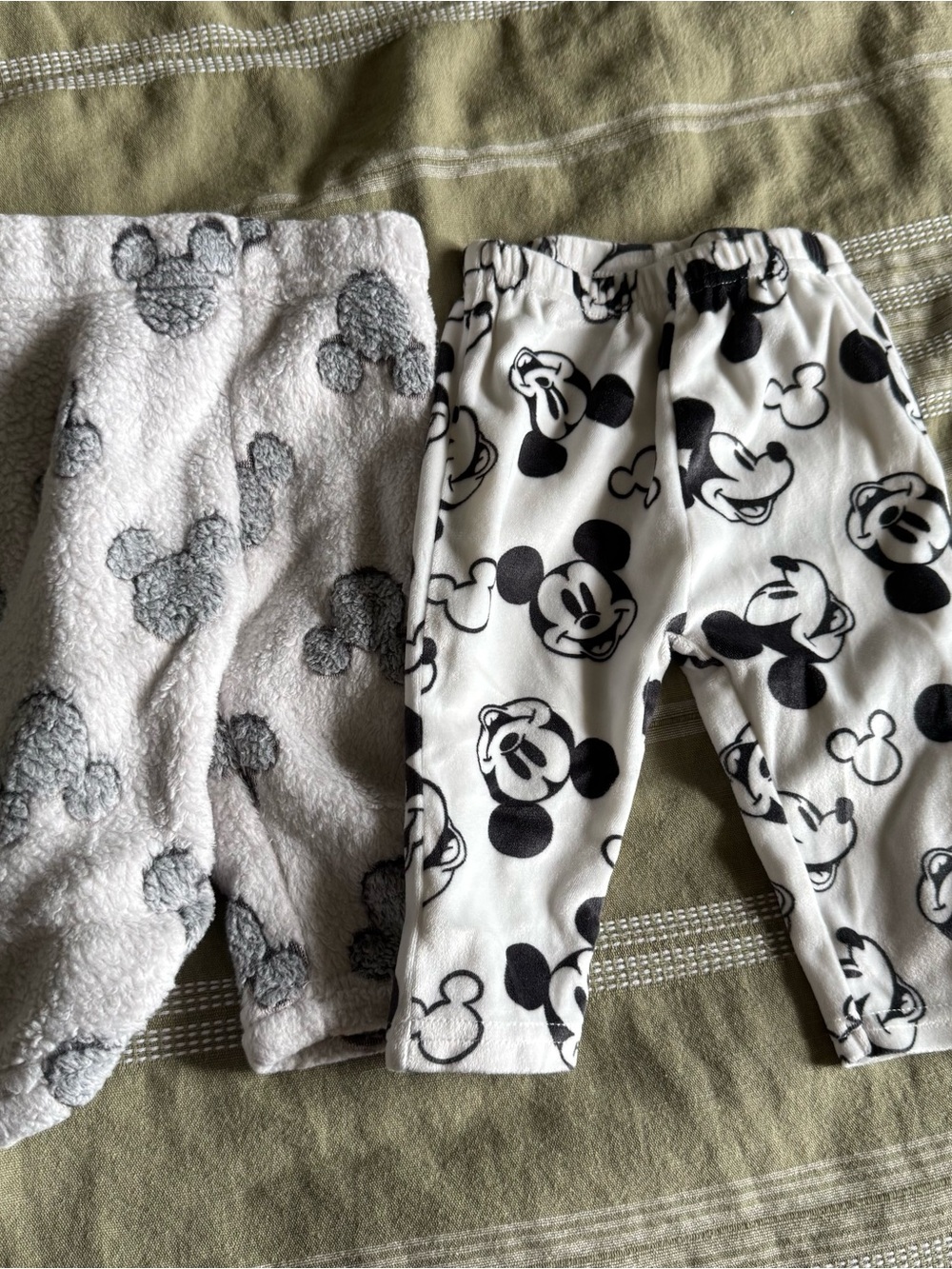 2 baby Mickey Mouse pants